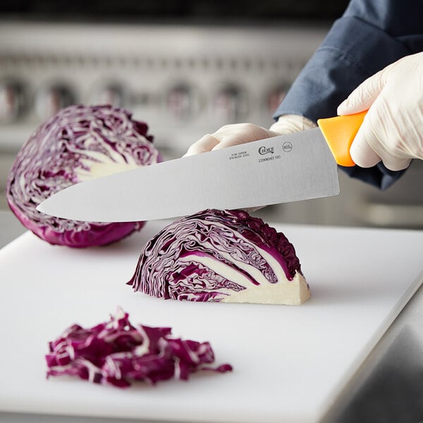 Choice 10" Chef Knife w/ Neon Orange Handle – item 220KNCHEF10O image 2