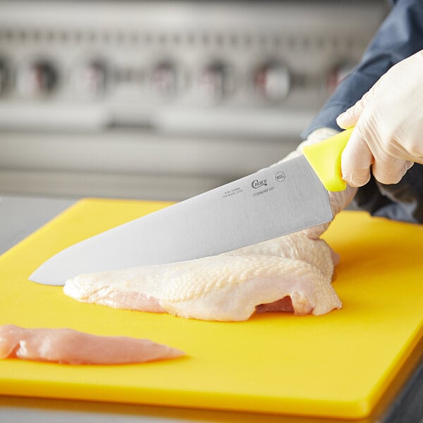 Choice 10" Chef Knife w/ Neon Handle – item 220KNCHEF10Y image 2