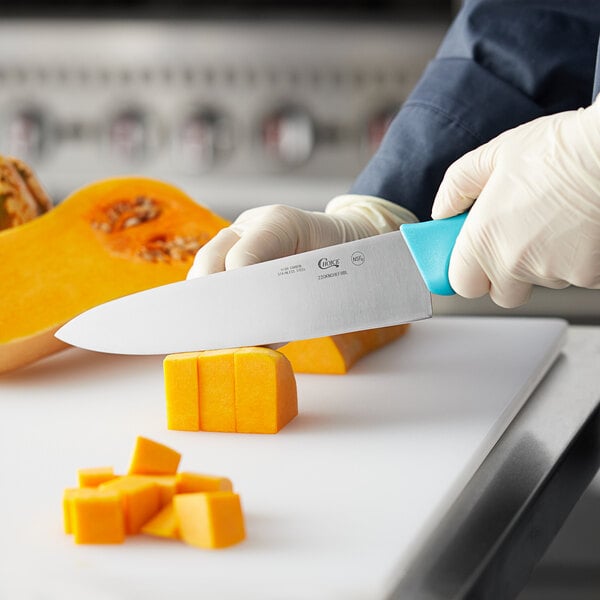 Choice 8" Chef Knife w/ Neon Handle – item 220KNCHEF8BL image 2