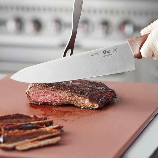 Choice 10" Chef Knife w/ Handle – item 220KCHEF10BR image 2