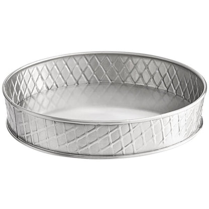 Tablecraft 10034 Lattice 8 1/8" Stainless Serving Platter – item 80810034