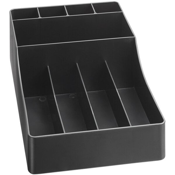 Choice Black 9-Section Condiment Organizer – item 407CTO9BK