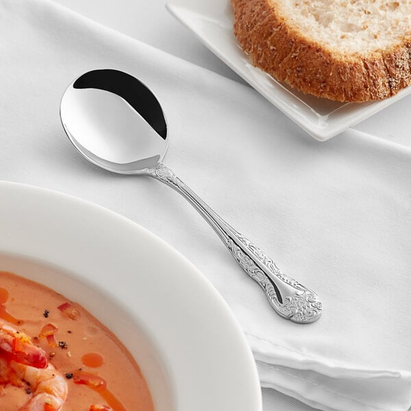 Acopa Capulet 5 7/8" Heavy Bouillon Spoon – item 267370002 image 2