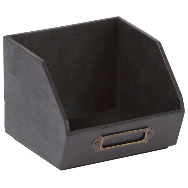American Metalcraft 5" x 4 3/4" Poplar Sugar Caddy – item 124PWBB45