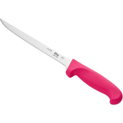 Choice 8" Narrow Semi-Stiff Fillet Knife w/ Neon Pink Handle – item 220KNFTFXN8P