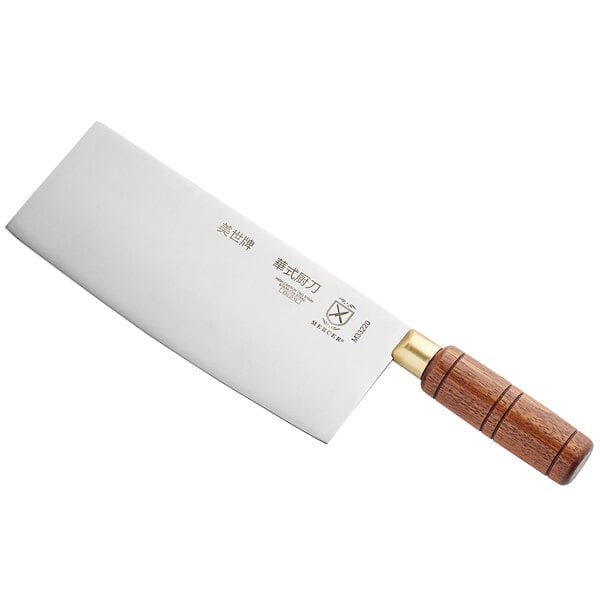 Mercer Culinary M33220 Cleaver Chef's Knife w/ Wood Handle – item 470M33220