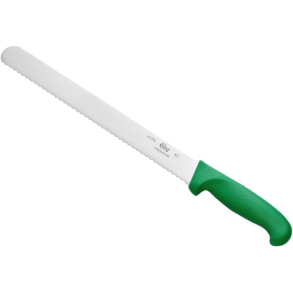 Choice 12" Serrated Edge Bread Knife w/ Handle – item 220KSLCS12GR