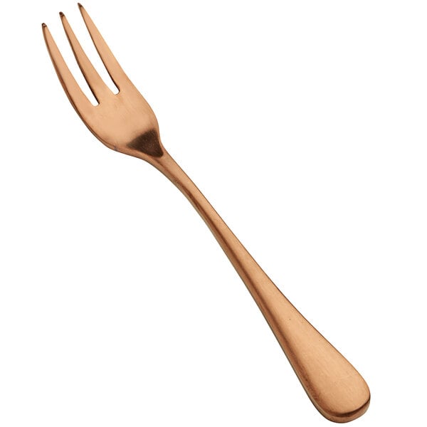 Bon Chef S4108RGM Como 5 1/2" Matte Rose Gold Cocktail Fork – item 201S4108RGM