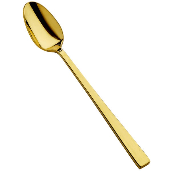 Bon Chef S3702G Roman 7 1/4" X-Heavy Gold Iced Tea Spoon – item 201S3702G