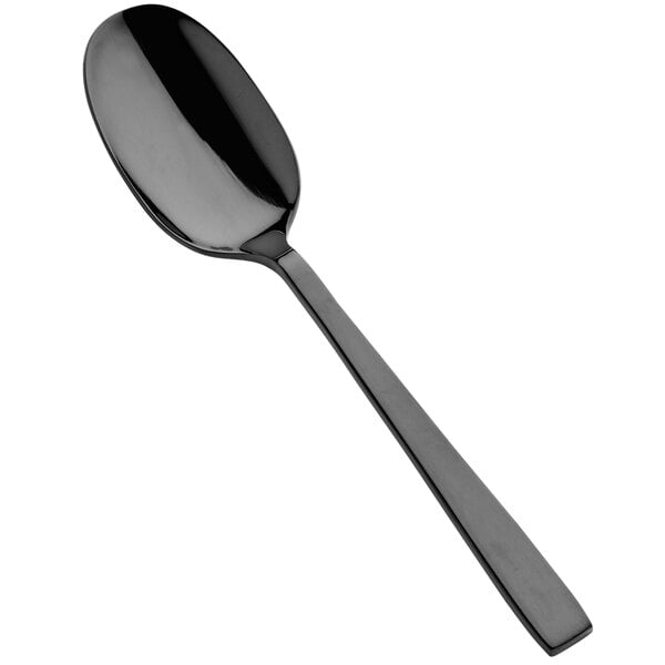 Bon Chef S3703B Roman 6 1/4" Black Soup / Dessert Spoon – item 201S3703B