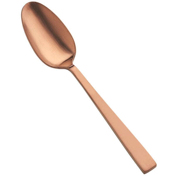 Bon Chef S3703RGM Roman 6 1/4" Matte Rose Dessert Spoon – item 201S3703RGM