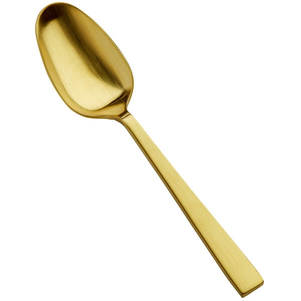 Bon Chef S3704GM Roman 8 3/4" Matte Gold Serving Spoon – item 201S3704GM