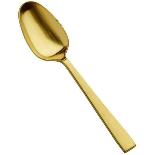 Bon Chef S3704GM Roman 8 3/4" Matte Gold Serving Spoon – item 201S3704GM