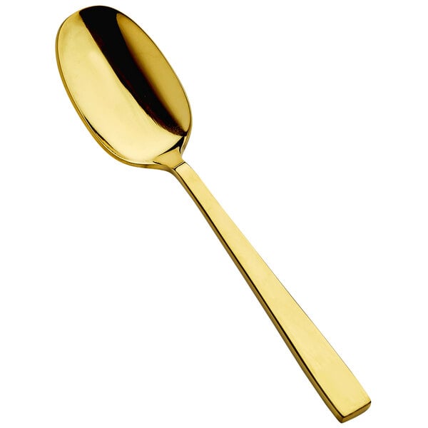 Bon Chef S3703G Roman 6 1/4" Gold Soup / Dessert Spoon – item 201S3703G