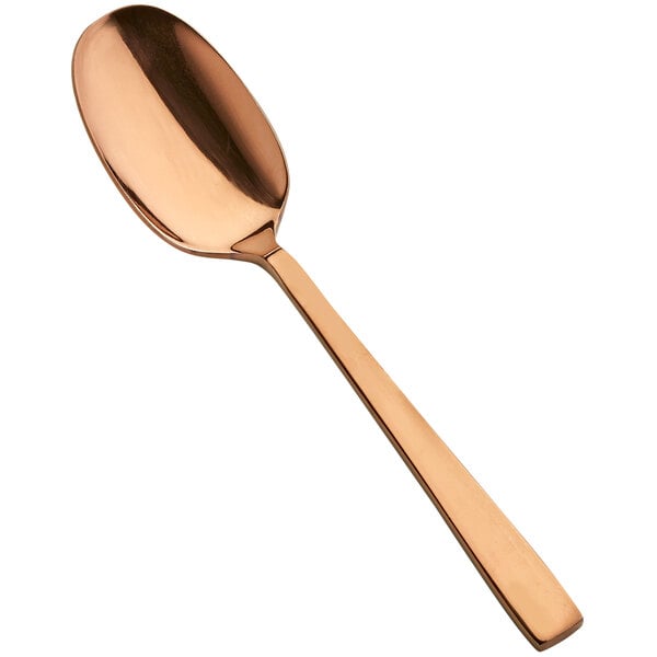 Bon Chef S3703RG Roman 6 1/4" Rose Gold Soup / Dessert Spoon – item 201S3703RG