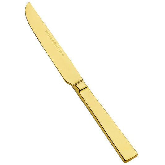 Bon Chef S3712G Roman 9 3/8" Gold Dinner Knife – item 201S3712G