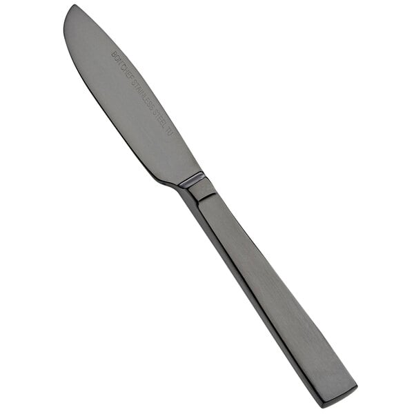 Bon Chef S3713B Roman 6 7/8" X-Heavy Black Butter Knife – item 201S3713B