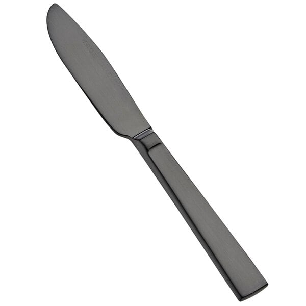 Bon Chef S3713BM Roman 6 7/8" Matte Black Butter Knife – item 201S3713BM
