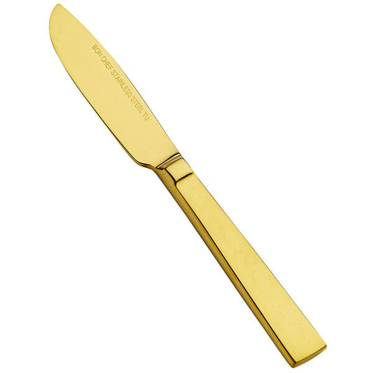Bon Chef S3713G Roman 6 7/8" X-Heavy Gold Butter Knife – item 201S3713G