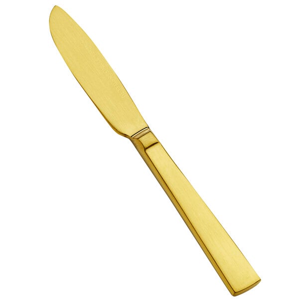 Bon Chef S3713GM Roman 6 7/8" Matte Gold Butter Knife – item 201S3713GM