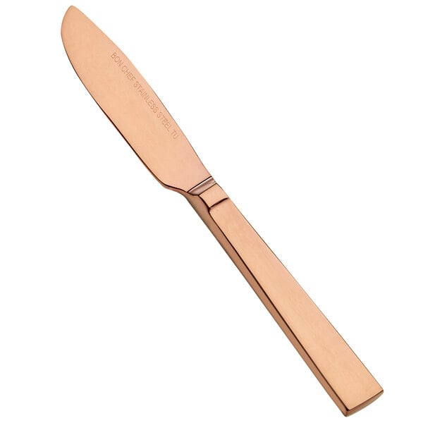 Bon Chef S3713RG Roman 6 7/8" X-Heavy Rose Gold Butter Knife – item 201S3713RG