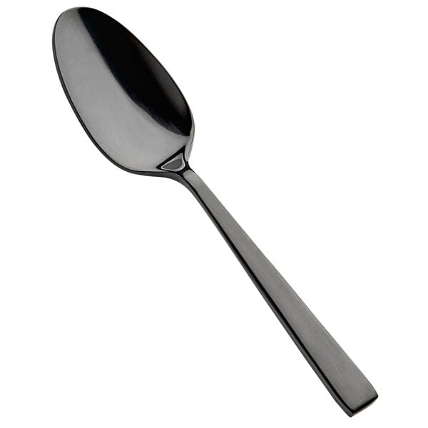 Bon Chef S3716B Roman 4 1/2" X-Heavy Black Demitasse Spoon – item 201S3716B