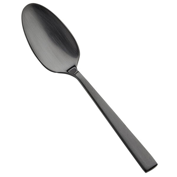Bon Chef S3716BM Roman 4 1/2" Matte Black Demitasse Spoon – item 201S3716BM