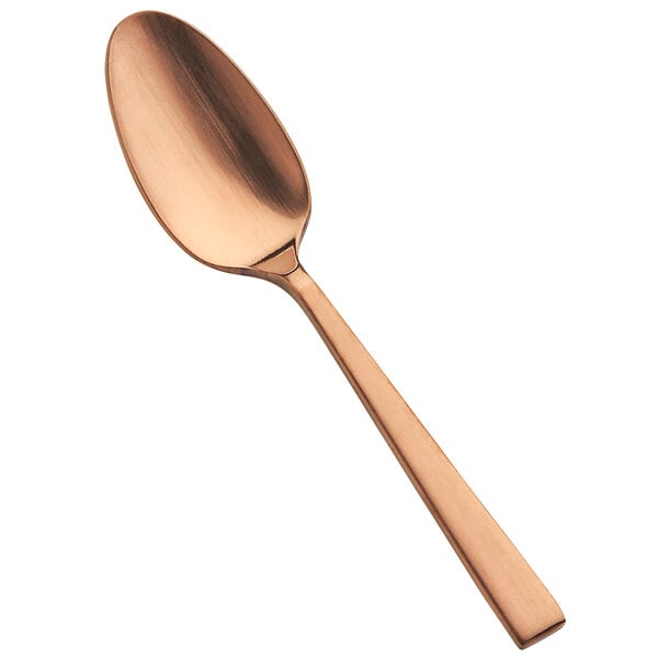 Bon Chef S3716RGM Roman 4 1/2" Matte Rose Demitasse Spoon – item 201S3716RGM