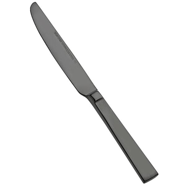 Bon Chef S3718B Roman 8 1/2" Black Fruit / Dessert Knife – item 201S3718B