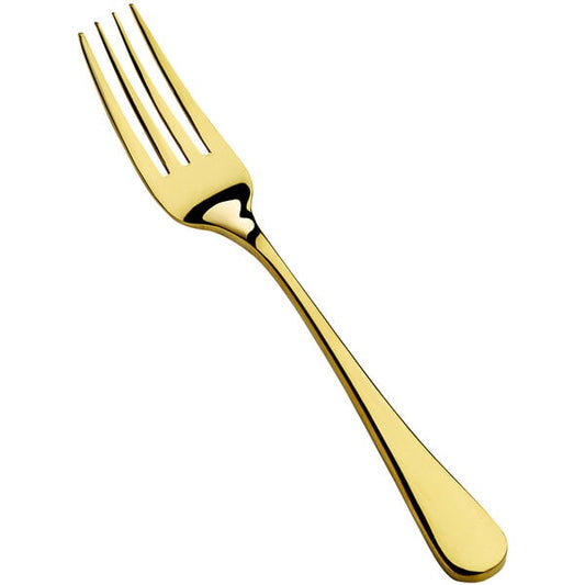 Bon Chef S4007G Como 7" X-Heavy Gold Salad / Dessert Fork – item 201S4007G