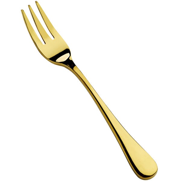 Bon Chef S4008G Como 5 1/2" Gold Oyster / Cocktail Fork – item 201S4008G