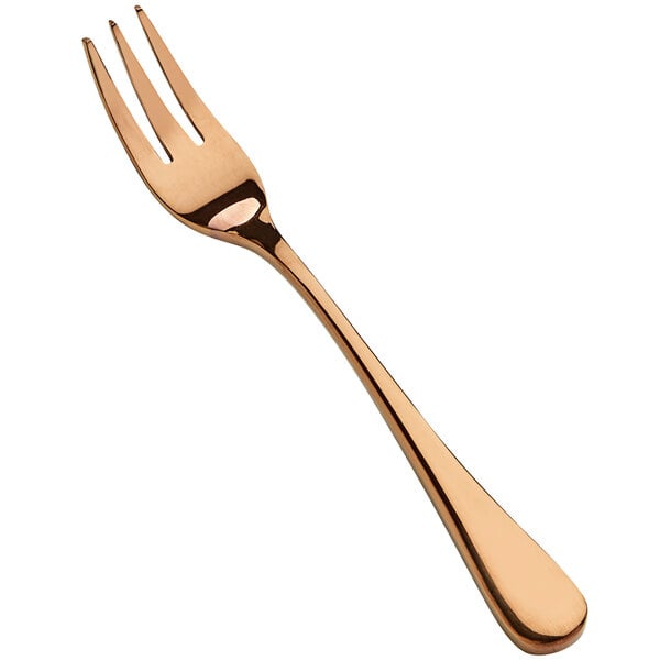 Bon Chef S4008RG Como 5 1/2" Rose Gold Oyster Cocktail Fork – item 201S4008RG