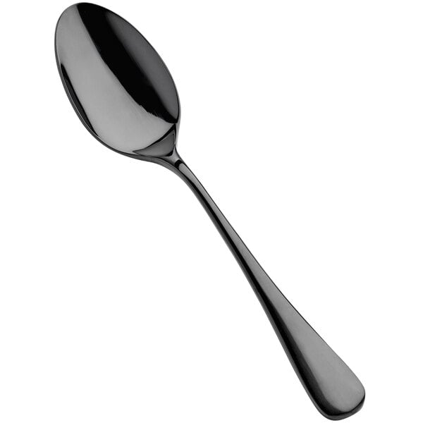 Bon Chef S4003B Como 8" X-Heavy Black Soup / Dessert Spoon – item 201S4003B