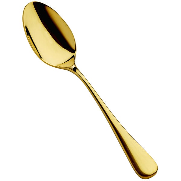 Bon Chef S4003G Como 8" X-Heavy Gold Soup / Dessert Spoon – item 201S4003G