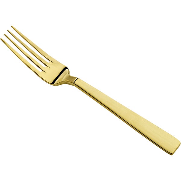Bon Chef S3706GM Roman 8 1/8" Matte Gold Dinner Fork – item 201S3706GM