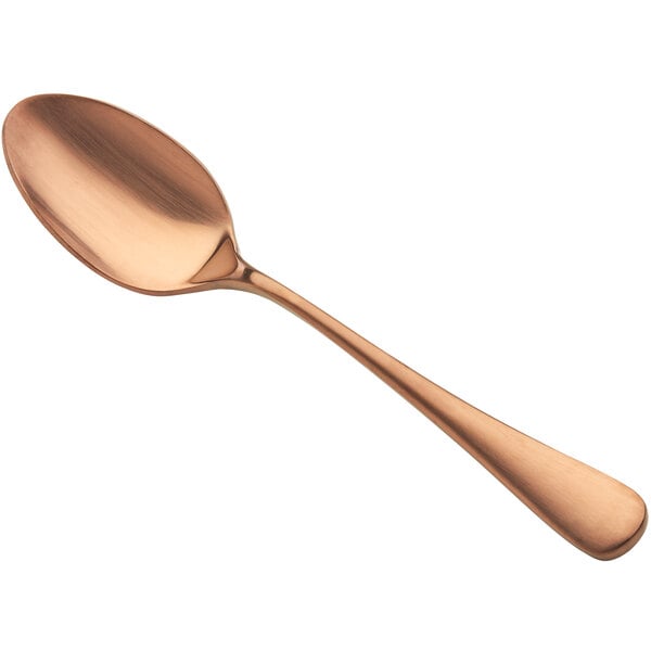 Bon Chef S4103RGM Como 8" Matte Rose Gold Dessert Spoon – item 201S4103RGM