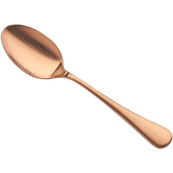Bon Chef S4104RGM Como 8 1/2" Matte Rose Gold Serving Spoon – item 201S4104RGM