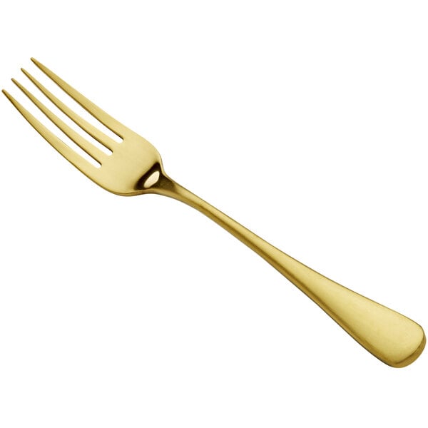 Bon Chef S4105GM Como 8 1/4" Matte Gold Dinner Fork – item 201S4105GM