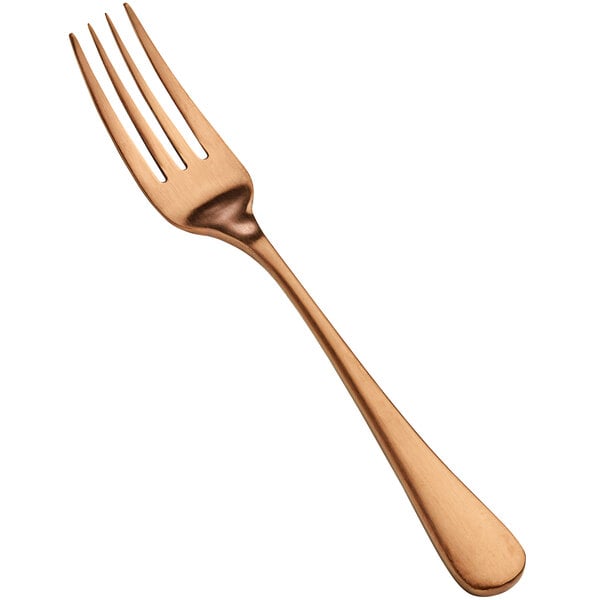 Bon Chef S4107RGM Como 7" Matte Rose Gold Dessert Fork – item 201S4107RGM