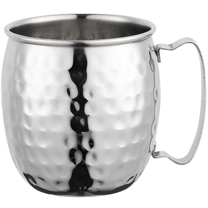 Acopa Alchemy 16 oz. Silver Hammered Moscow Mule Mug – item 553SMH16
