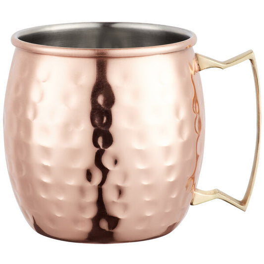 Acopa Alchemy 18 oz. Hammered Copper Moscow Mule Mug – item 553CMH18