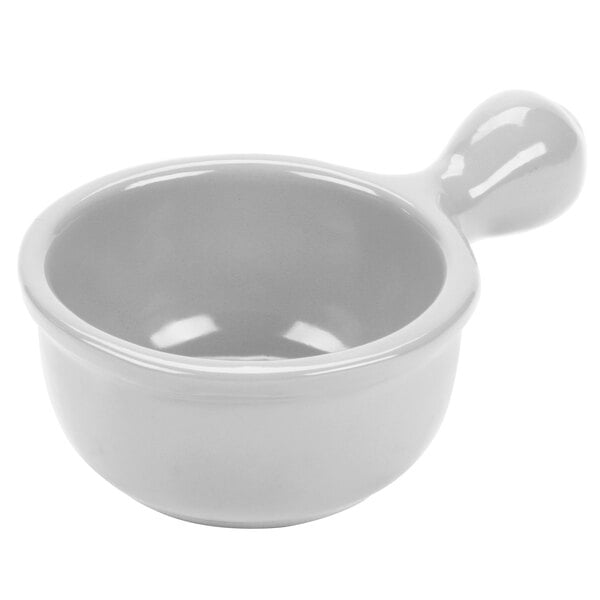 Tablecraft CW3370N 8 oz. Natural Serving Bowl w/ Handle – item 8083370N image 2