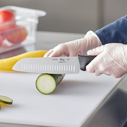Choice 7" Santoku Knife w/ Granton Edge & Handle – item 220KBSANTKU7 image 2