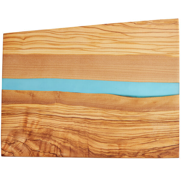 American Metalcraft Serving Board w/ Blue Polyresin Streak – item 124OWP12 image 2