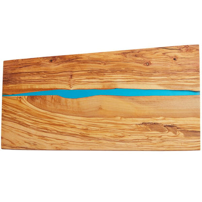 American Metalcraft Serving Board w/ Blue Polyresin Streak – item 124OWP18 image 2
