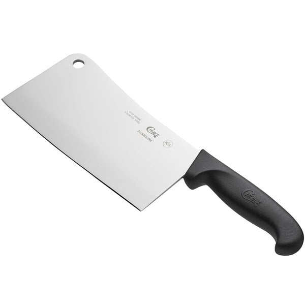 Choice 8" Cleaver w/ Black Handle – item 220KBCLVR8