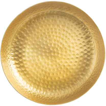 Tablecraft 10740 Crackle 8 1/2" Gold Serving Platter – item 80810740