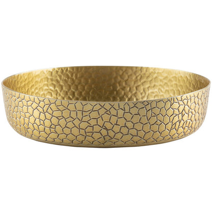 Tablecraft 10740 Crackle 8 1/2" Gold Serving Platter – item 80810740 image 2