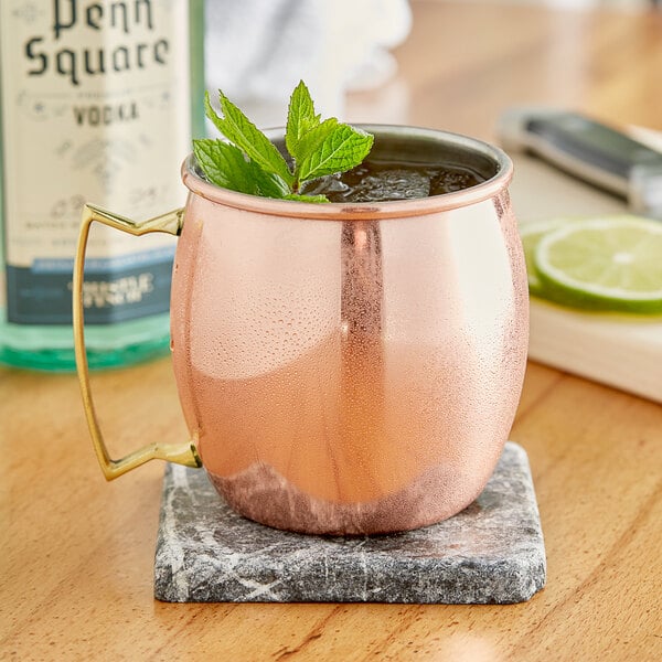 Acopa Alchemy 18 oz. Copper Moscow Mule Mug – item 553CMS18 image 2