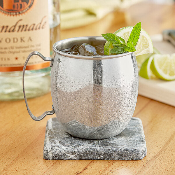 Acopa Alchemy 16 oz. Silver Moscow Mule Mug – item 553SMS16 image 2